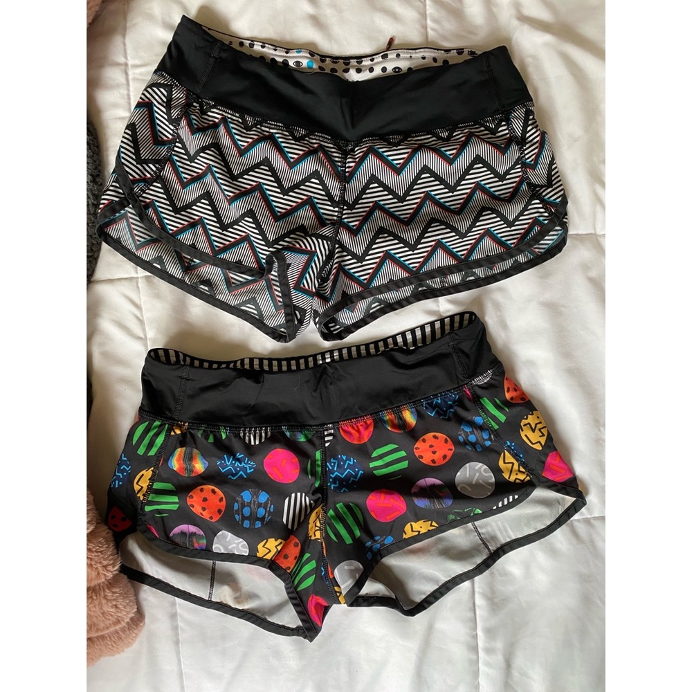 Seawheeze limited print Lululemon speed shorts